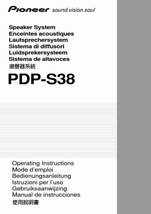 Pioneer Speaker System PDP-S38-page_pdf